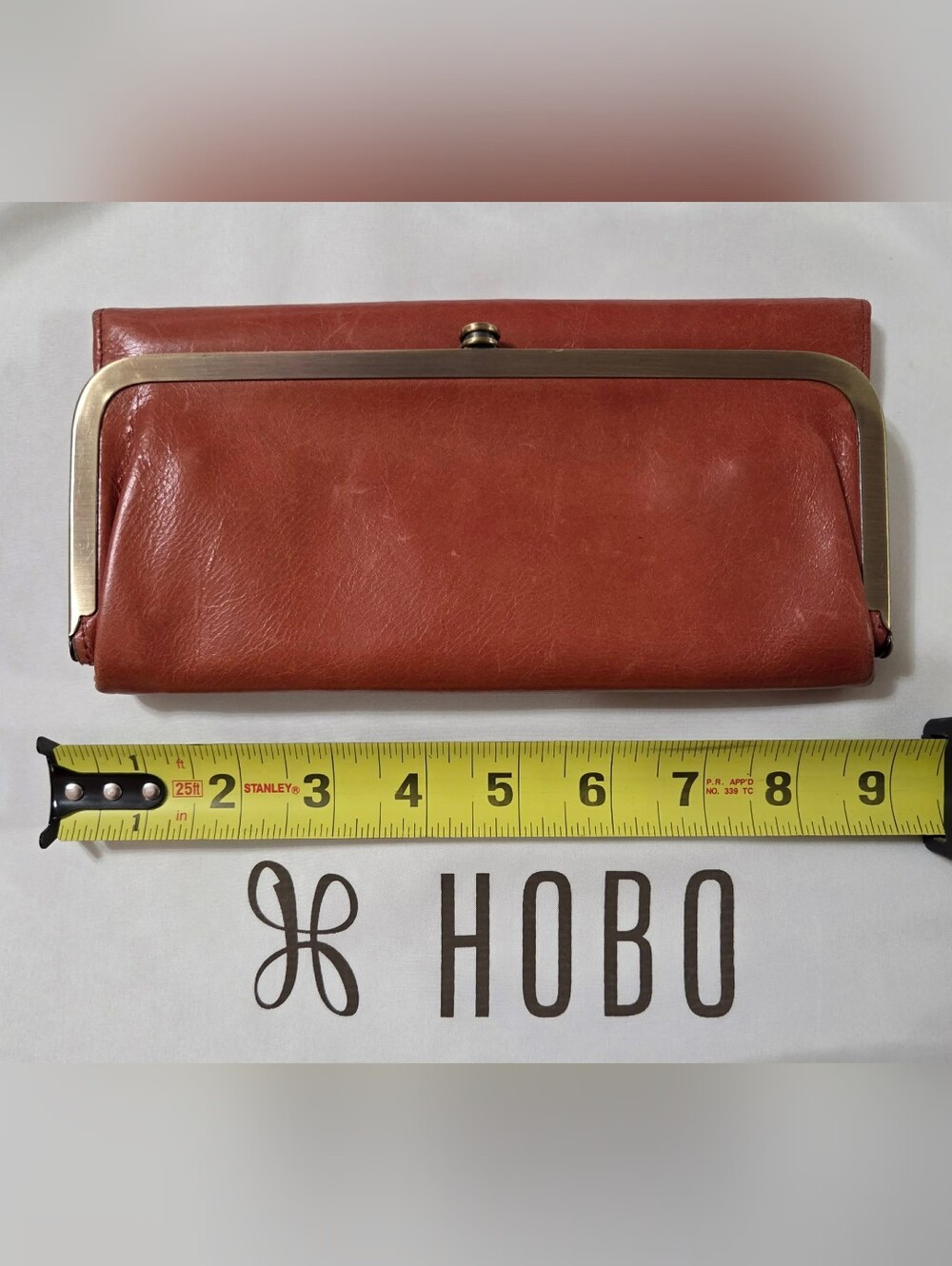 HOBO Lauren Clutch Wallet Floral Brown